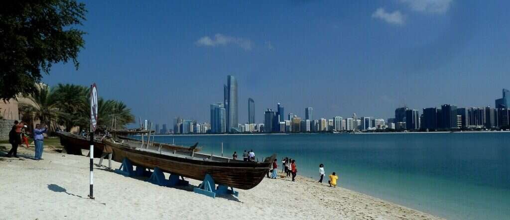 Abu Dhabi city view, where b2b lead generation company in abu dhabi is delivered remotely by IPrix Media