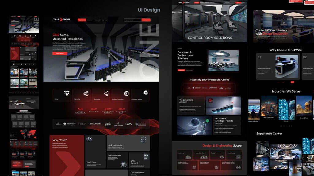 UI/UX Design Services portfolio sample