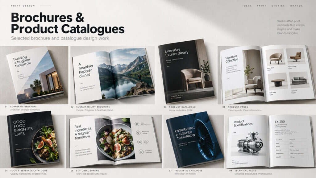 Brochure and Product Catalog Design