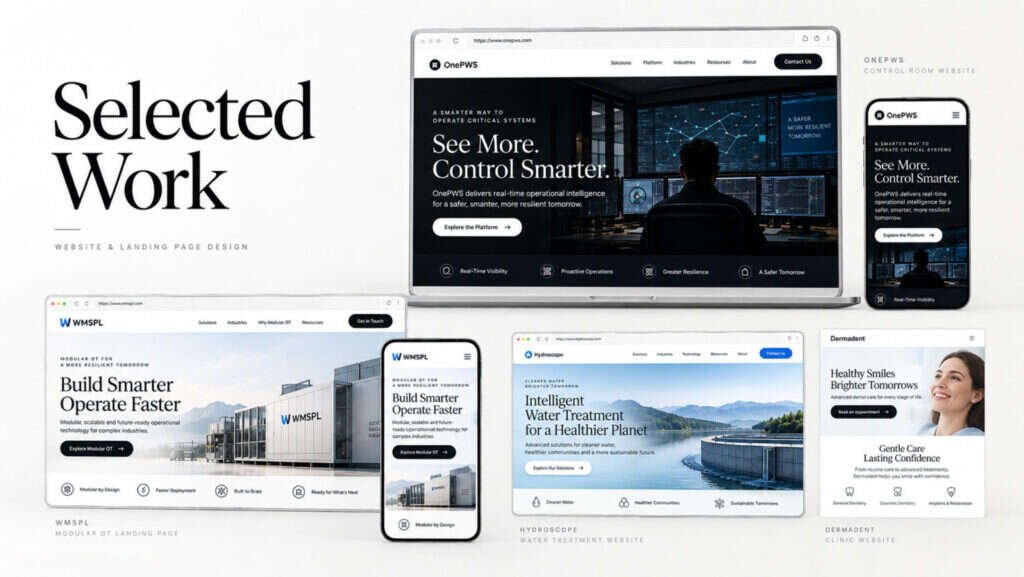 Custom Website Design portfolio sample