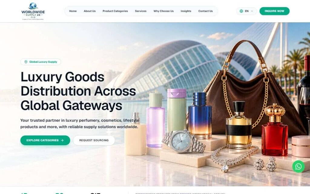 Worldwide Supply 28 website screenshot