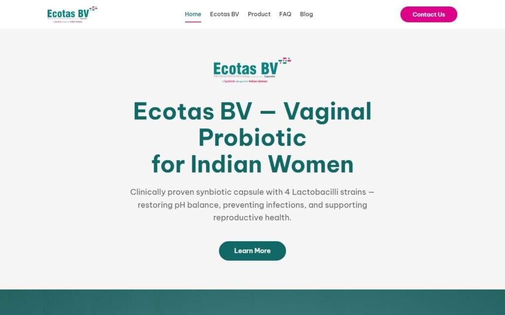 Ecotas BV website screenshot