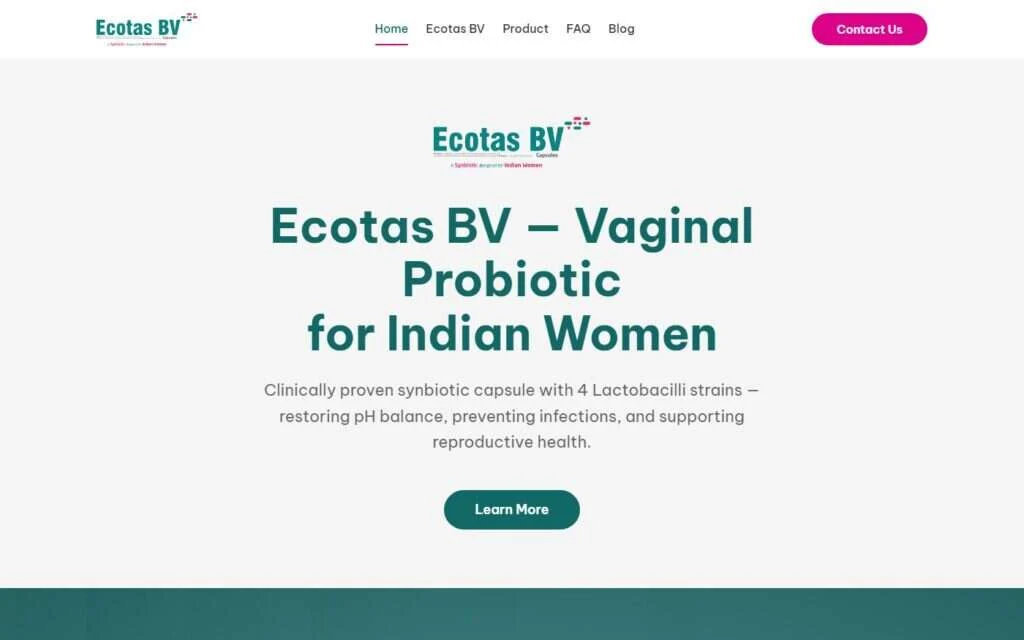 Ecotas BV website screenshot