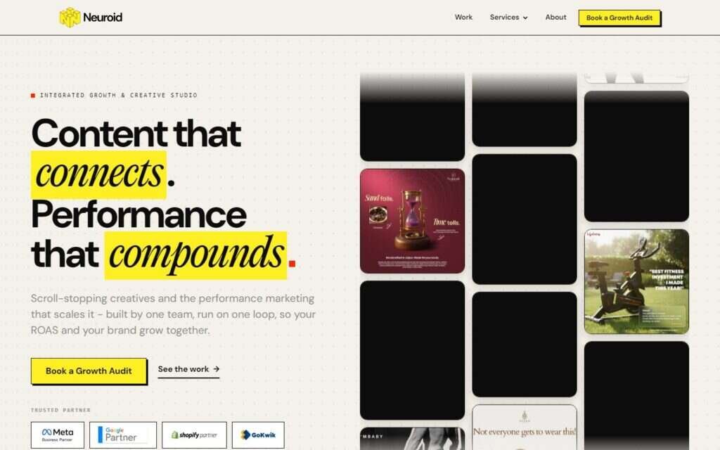 Neuroid Media website screenshot