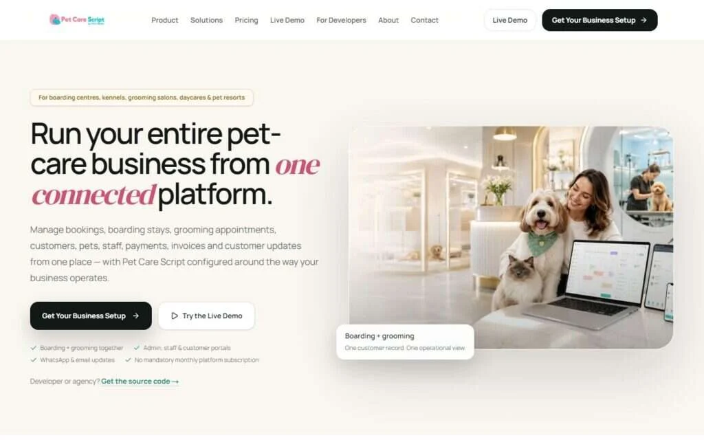 Pet Care Script preview