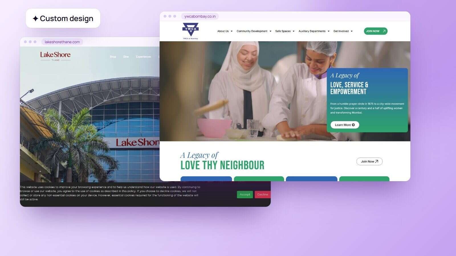 Websites built by IPrix Media - custom
