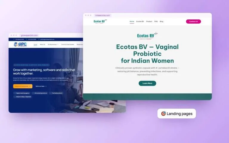 Landing Page Design